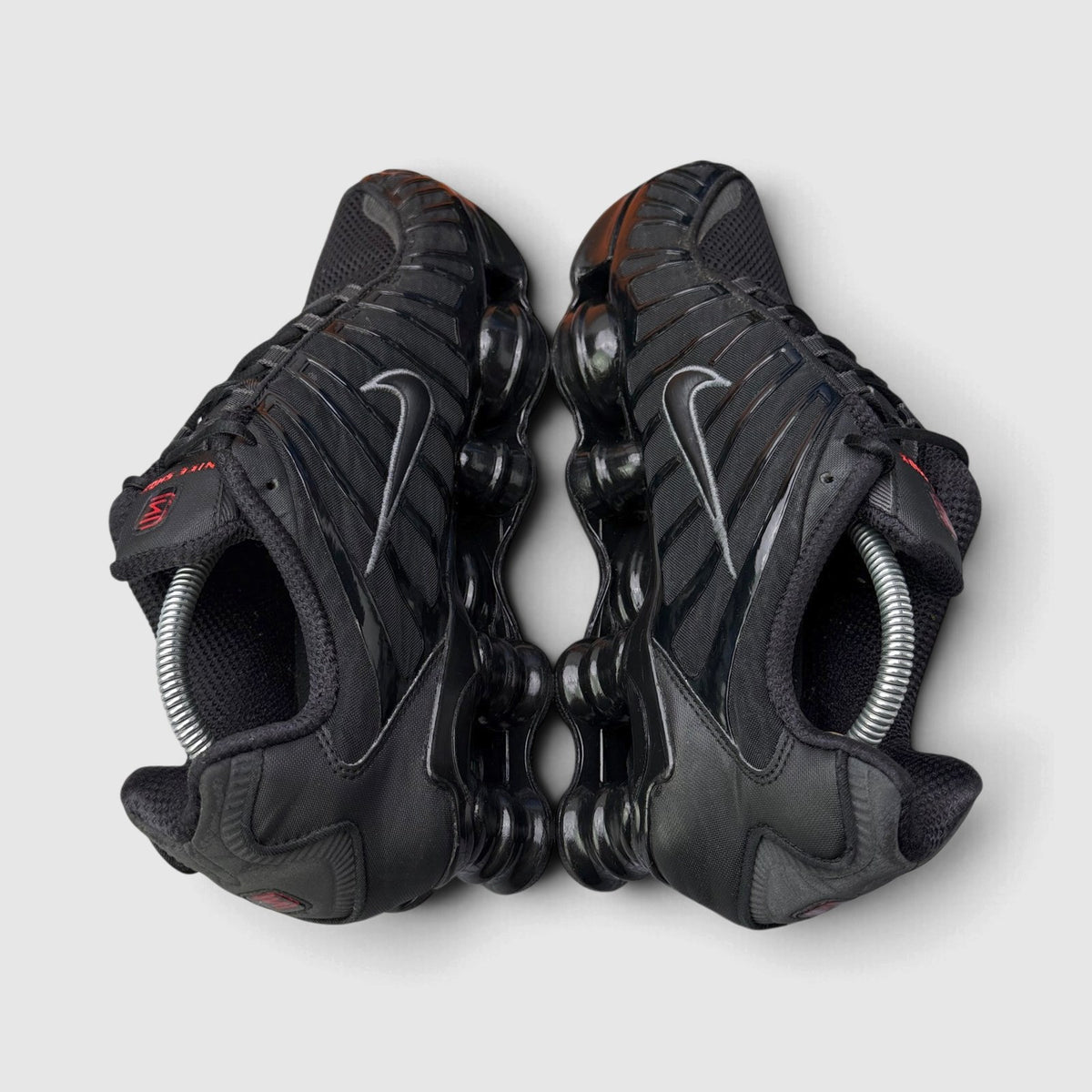 Nike Shox TL Metallic Hematite, buty sportowe męskie w bardzo dobrym stanie rozmiar 43, widok z góry