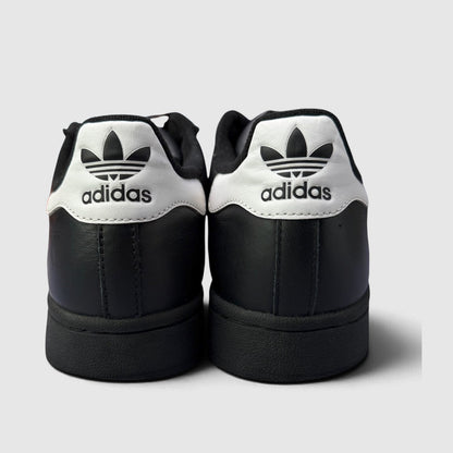 Adidas Superstar II Black White, buty sportowe damskie w bardzo dobrym stanie rozmiar 38 2/3, widok z tyłu