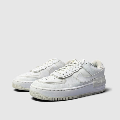 Nike Air Force 1 Low Shadow Triple White, buty sportowe damskie w bardzo dobrym stanie rozmiar 40, para butów
