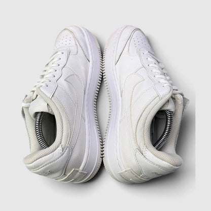 Nike Air Force 1 Low Shadow Triple White, buty sportowe damskie w bardzo dobrym stanie rozmiar 40, widok z góry