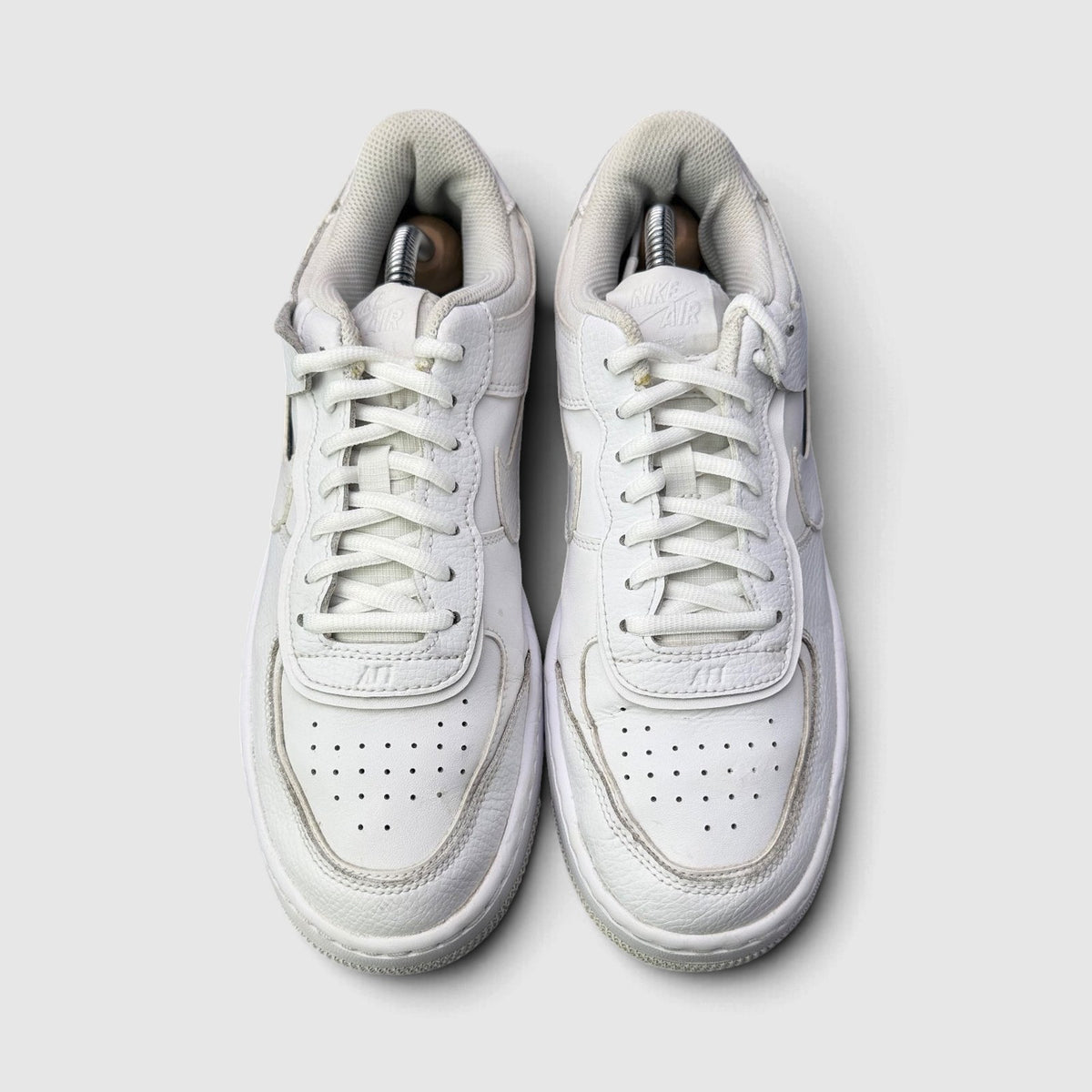 Nike Air Force 1 Low Shadow Triple White, buty sportowe damskie w bardzo dobrym stanie rozmiar 40, widok z góry