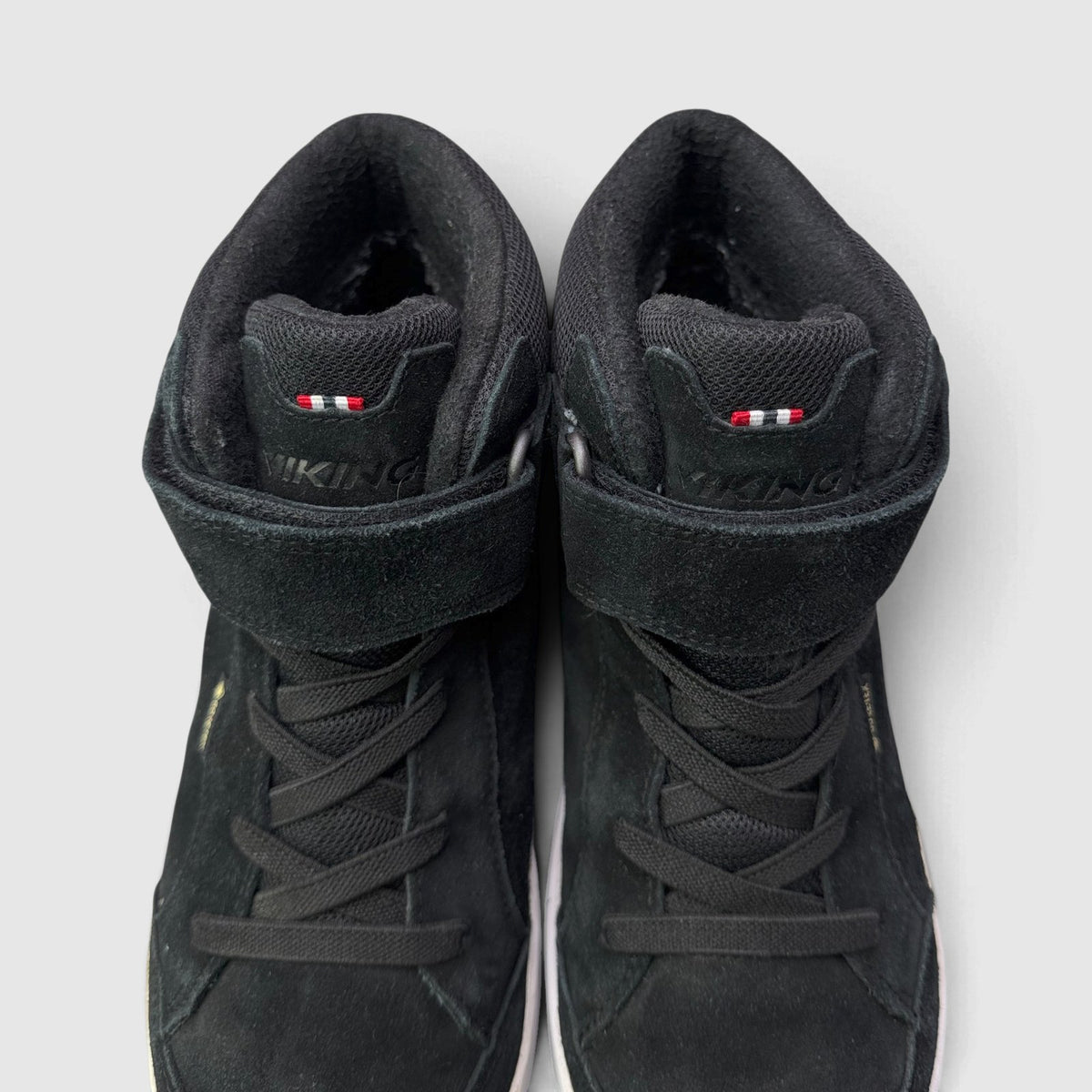 Viking Gtx High Top Suede Shoes, buty sportowe damskie w bardzo dobrym stanie rozmiar 37, widok z góry