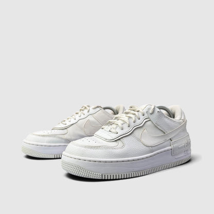 Nike Air Force 1 Low Shadow Triple White, buty sportowe męskie w bardzo dobrym stanie rozmiar 42, para butów