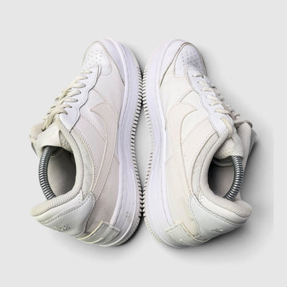 Nike Air Force 1 Low Shadow Triple White, buty sportowe męskie w bardzo dobrym stanie rozmiar 42, widok z góry