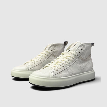 ECCO High Leather Sneakers, buty sportowe damskie w bardzo dobrym stanie rozmiar 38, para butów