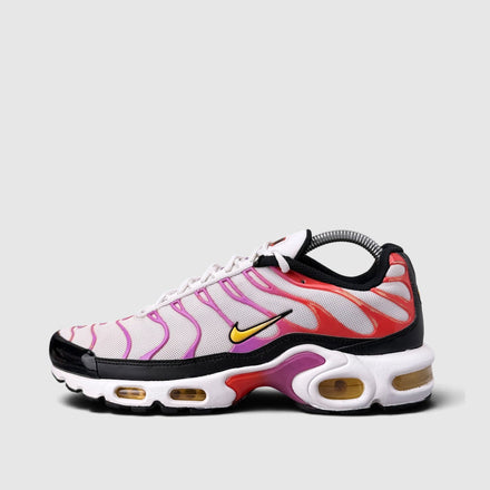 Nike Air Max Plus Fuchsia Picante Gradient, buty sportowe męskie w bardzo dobrym stanie rozmiar 41, boczny profil, lewa strona
