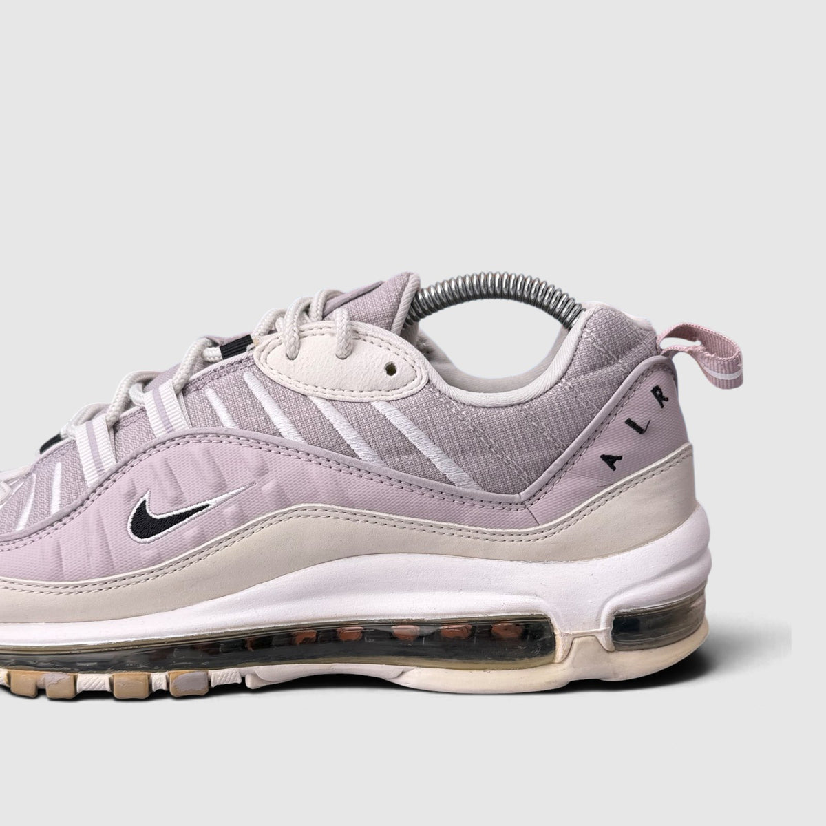 Nike Air Max 98, buty sportowe męskie w bardzo dobrym stanie rozmiar 41, boczny profil, lewa strona
