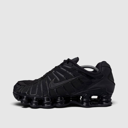 Nike Shox TL Metallic Hematite, buty sportowe męskie w bardzo dobrym stanie rozmiar 45, boczny profil, lewa strona