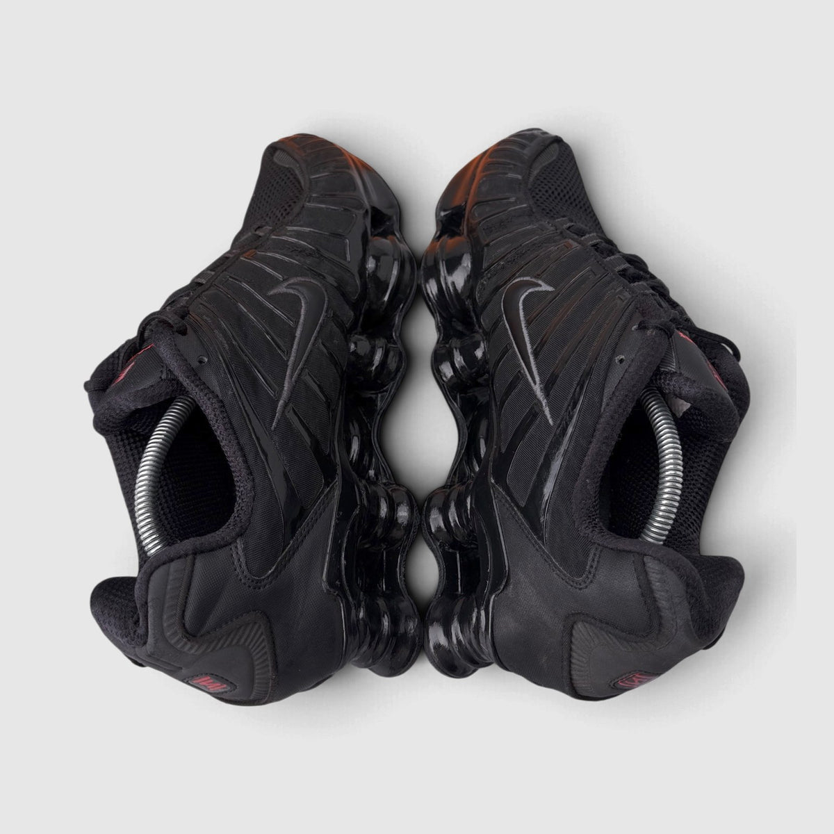 Nike Shox TL Metallic Hematite, buty sportowe męskie w bardzo dobrym stanie rozmiar 45, widok z góry