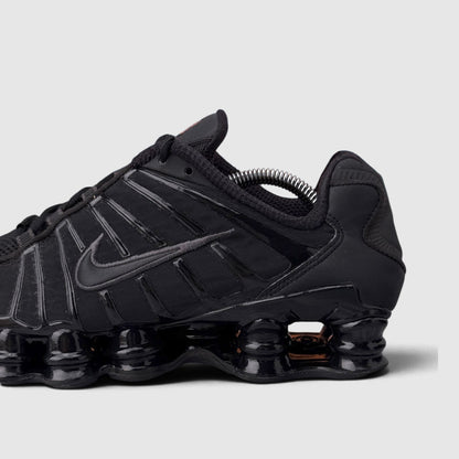 Nike Shox TL Triple Black, buty sportowe damskie w bardzo dobrym stanie rozmiar 40.5, boczny profil, prawa strona