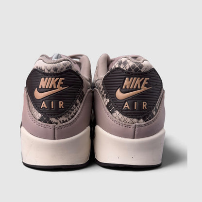 Nike Air Max 90 SE Tan Snakeskin, buty sportowe męskie w bardzo dobrym stanie rozmiar 42.5, widok z tyłu