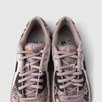 Nike Air Max 90 SE Tan Snakeskin, buty sportowe męskie w bardzo dobrym stanie rozmiar 42.5, widok z góry