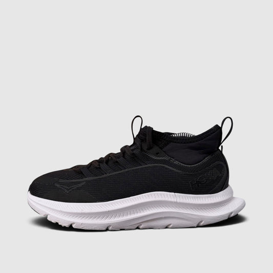 Hoka Kawana Mid, buty sportowe damskie w bardzo dobrym stanie rozmiar 37 1/3, boczny profil, lewa strona