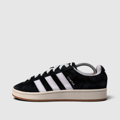Adidas Campus Black White Gum, buty sportowe męskie w bardzo dobrym stanie rozmiar 42, boczny profil, lewa strona