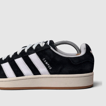 Adidas Campus Black White Gum, buty sportowe męskie w bardzo dobrym stanie rozmiar 42, boczny profil, lewa strona