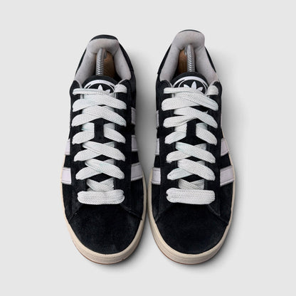 Adidas Campus Black White Gum, buty sportowe męskie w bardzo dobrym stanie rozmiar 42, widok z góry