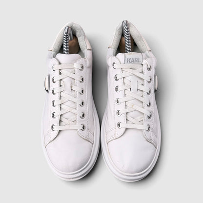 Karl Lagerfeld Sneakers, buty sportowe damskie w bardzo dobrym stanie rozmiar 37, widok z góry