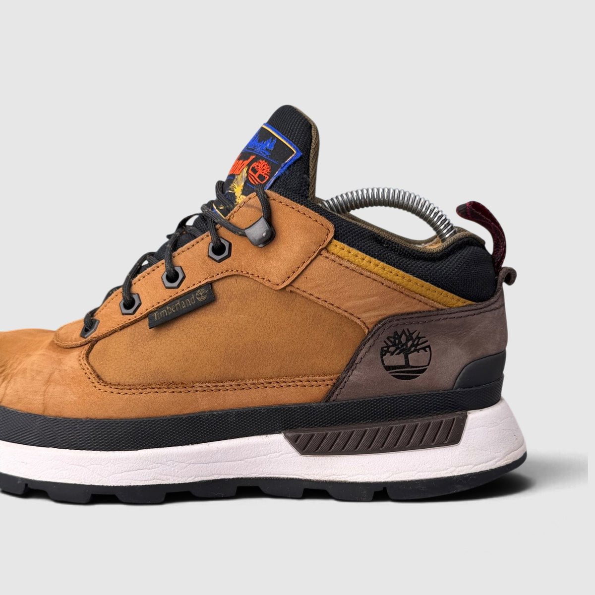 Timberland Field Trekker, botki męskie w bardzo dobrym stanie rozmiar 41.5, boczny profil, prawa strona