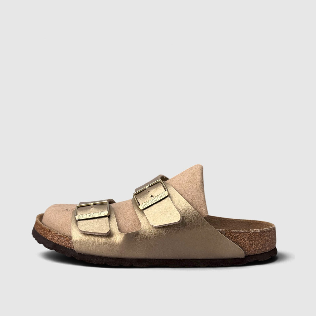 Birkenstock Arizona, sandały damskie w bardzo dobrym stanie rozmiar 41, boczny profil, lewa strona