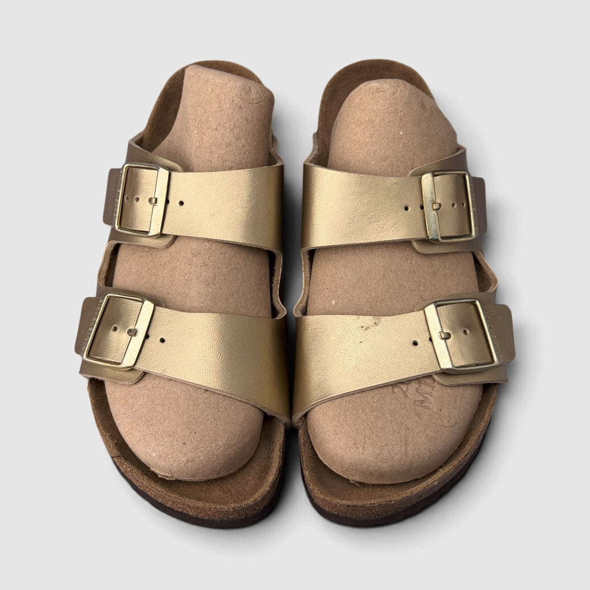 Birkenstock Arizona, sandały damskie w bardzo dobrym stanie rozmiar 41, widok z góry