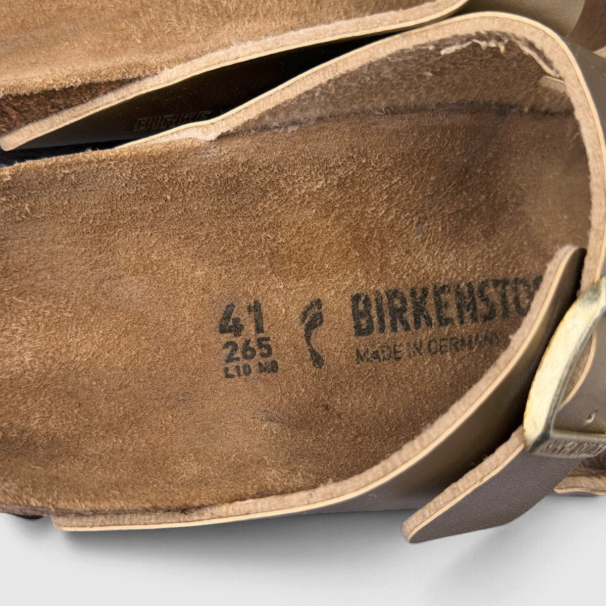 Birkenstock Arizona, sandały damskie w bardzo dobrym stanie rozmiar 41, wkładka