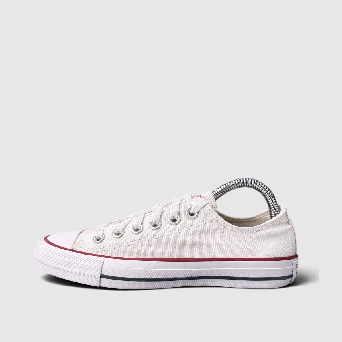 Converse Chuck Taylor All Star Optical White, buty sportowe damskie w bardzo dobrym stanie rozmiar 37, boczny profil, lewa strona