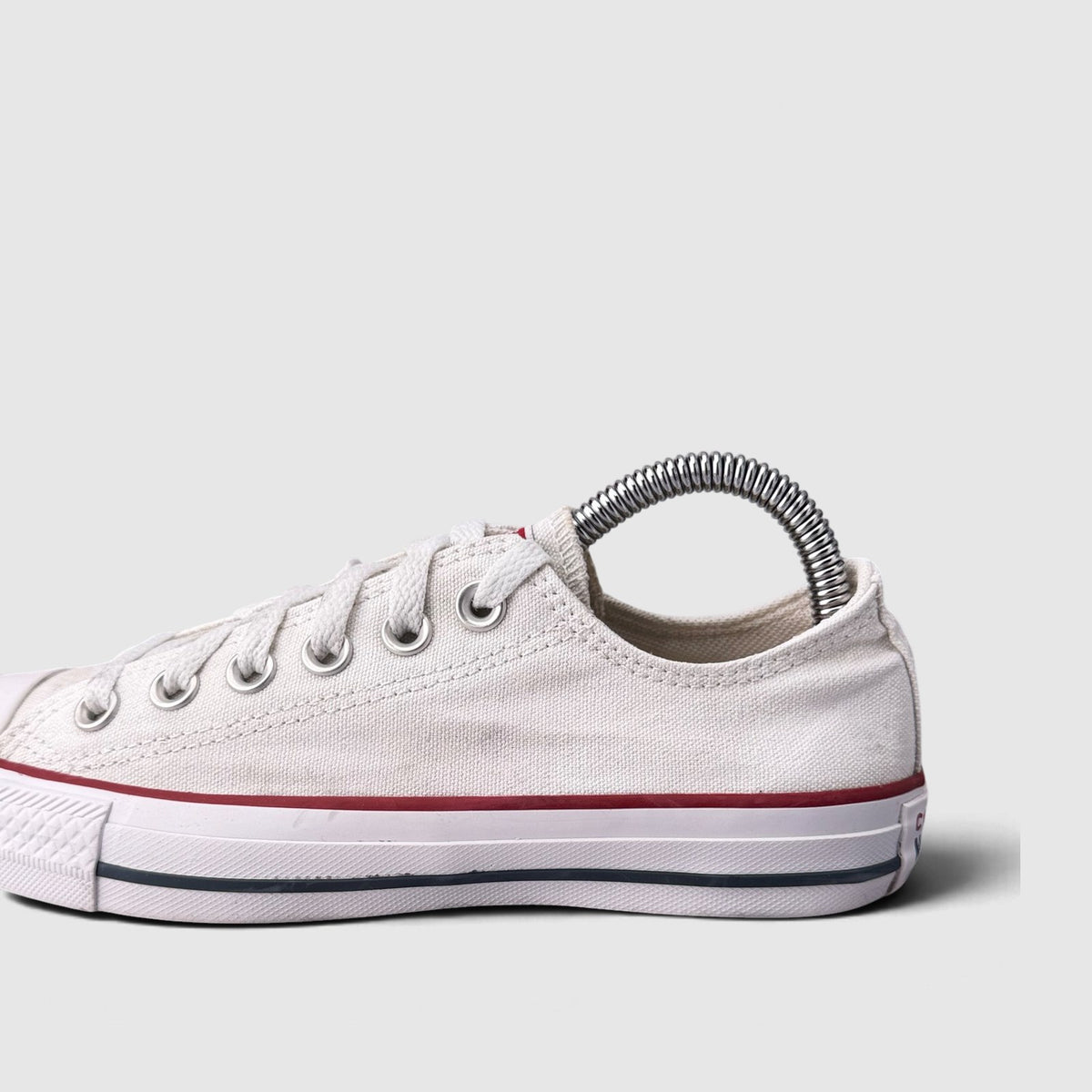 Converse Chuck Taylor All Star Optical White, buty sportowe damskie w bardzo dobrym stanie rozmiar 37, boczny profil, prawa strona