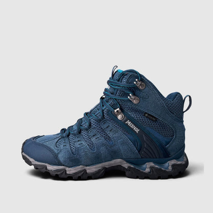 Meindl Gore-Tex Boots, śniegowce damskie w bardzo dobrym stanie rozmiar 38.5, boczny profil, lewa strona
