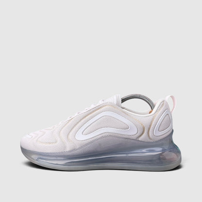 Nike Air Max 720 Metallic Platinum, buty sportowe męskie nowe rozmiar 42, boczny profil, lewa strona