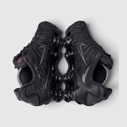 Nike Shox TL Triple Black, buty sportowe damskie w bardzo dobrym stanie rozmiar 38.5, widok z góry