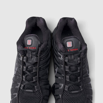 Nike Shox TL Triple Black, buty sportowe damskie w bardzo dobrym stanie rozmiar 38.5, język buta