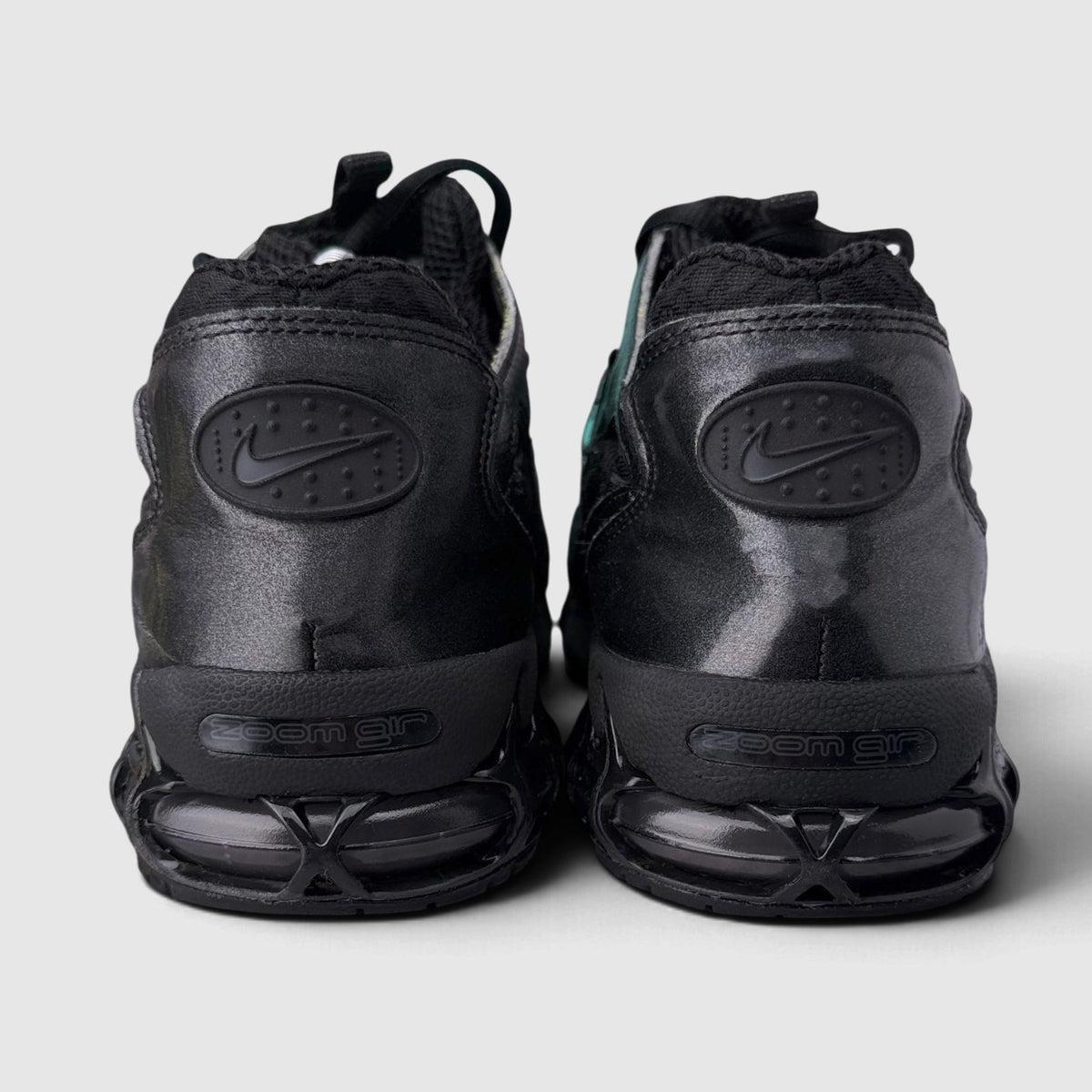 Nike Air Zoom Spiridon Cage 2 Triple Black, buty sportowe męskie w bardzo dobrym stanie rozmiar 44, widok z tyłu