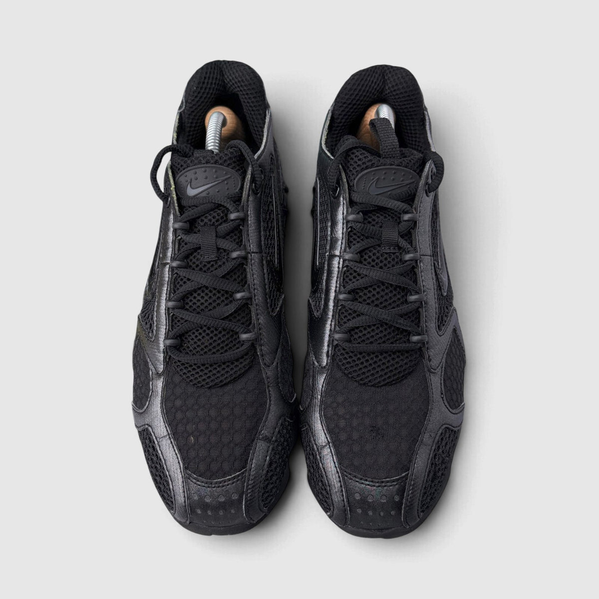 Nike Air Zoom Spiridon Cage 2 Triple Black, buty sportowe męskie w bardzo dobrym stanie rozmiar 44, widok z góry