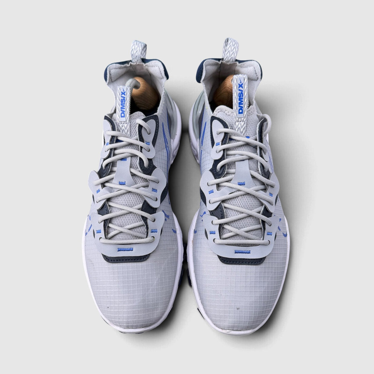 Nike React Vision Grey Blue, buty sportowe męskie w bardzo dobrym stanie rozmiar 43, widok z góry