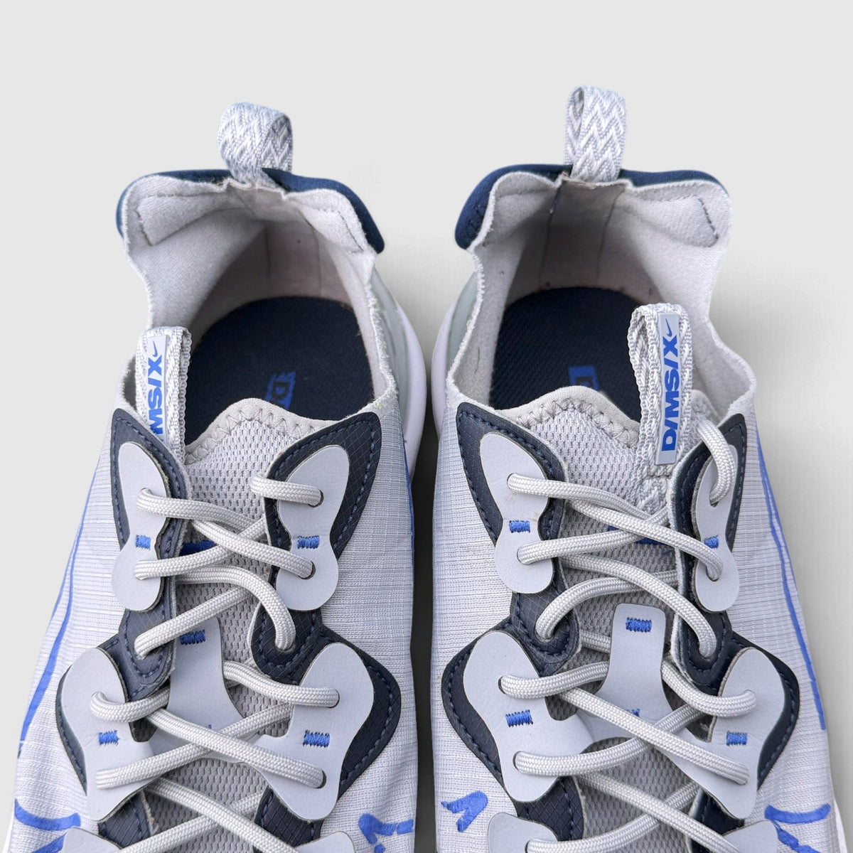 Nike React Vision Grey Blue, buty sportowe męskie w bardzo dobrym stanie rozmiar 43, widok z góry