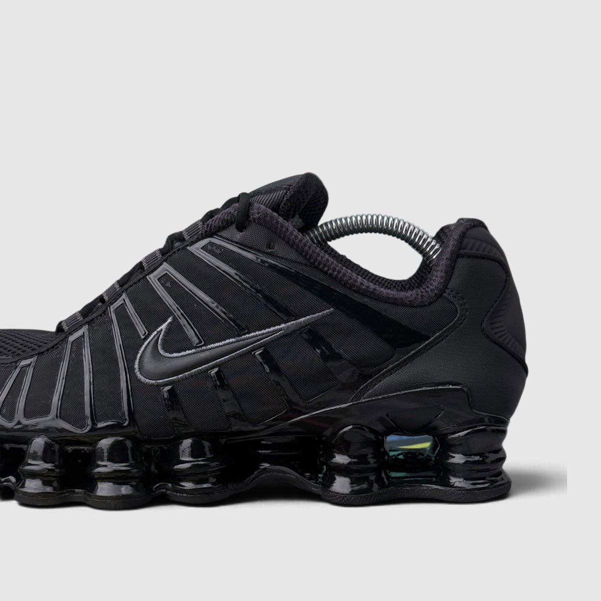 Nike Shox TL Metallic Hematite, buty sportowe męskie w bardzo dobrym stanie rozmiar 42.5, detal