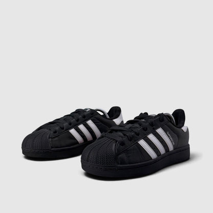 Adidas Superstar II Black White, buty sportowe damskie w bardzo dobrym stanie rozmiar 38 2/3, para butów