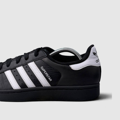 Adidas Superstar II Black White, buty sportowe damskie w bardzo dobrym stanie rozmiar 38 2/3, detal