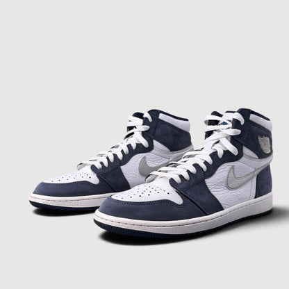 Nike Air Jordan 1 High Midnight Navy, buty sportowe męskie w bardzo dobrym stanie rozmiar 43, para butów