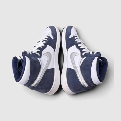 Nike Air Jordan 1 High Midnight Navy, buty sportowe męskie w bardzo dobrym stanie rozmiar 43, widok z góry
