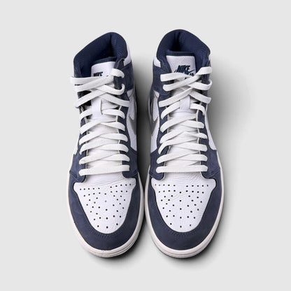 Nike Air Jordan 1 High Midnight Navy, buty sportowe męskie w bardzo dobrym stanie rozmiar 43, widok z przodu