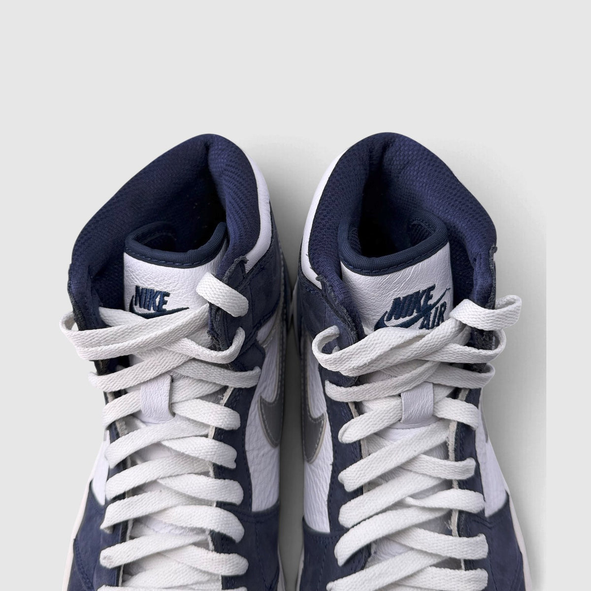 Nike Air Jordan 1 High Midnight Navy, buty sportowe męskie w bardzo dobrym stanie rozmiar 43, język buta