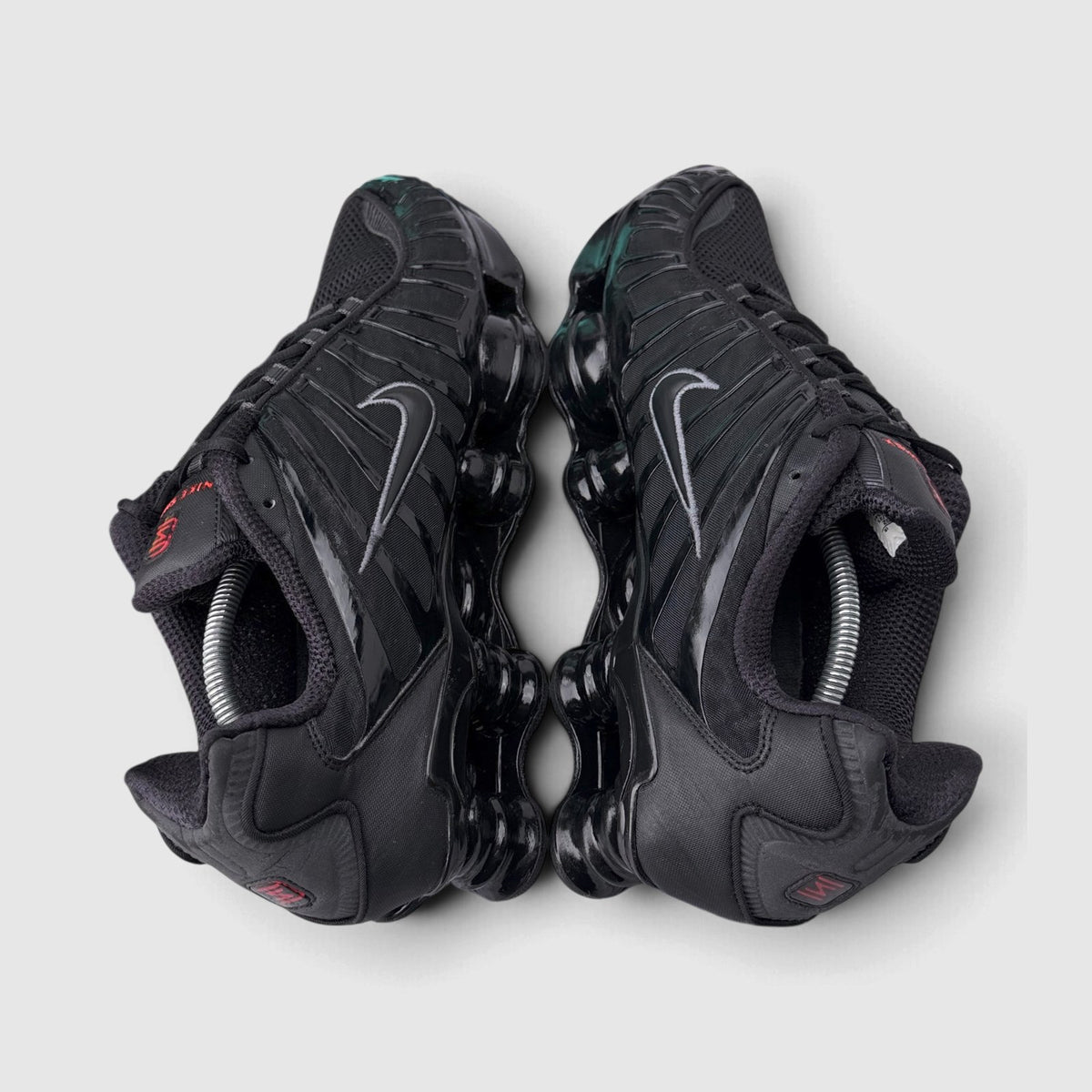 Nike Shox TL Metallic Hematite, buty sportowe męskie w bardzo dobrym stanie rozmiar 46, widok z góry