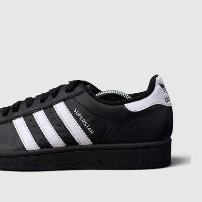 Adidas Superstar II Black White, buty sportowe damskie w bardzo dobrym stanie rozmiar 40 2/3, detal