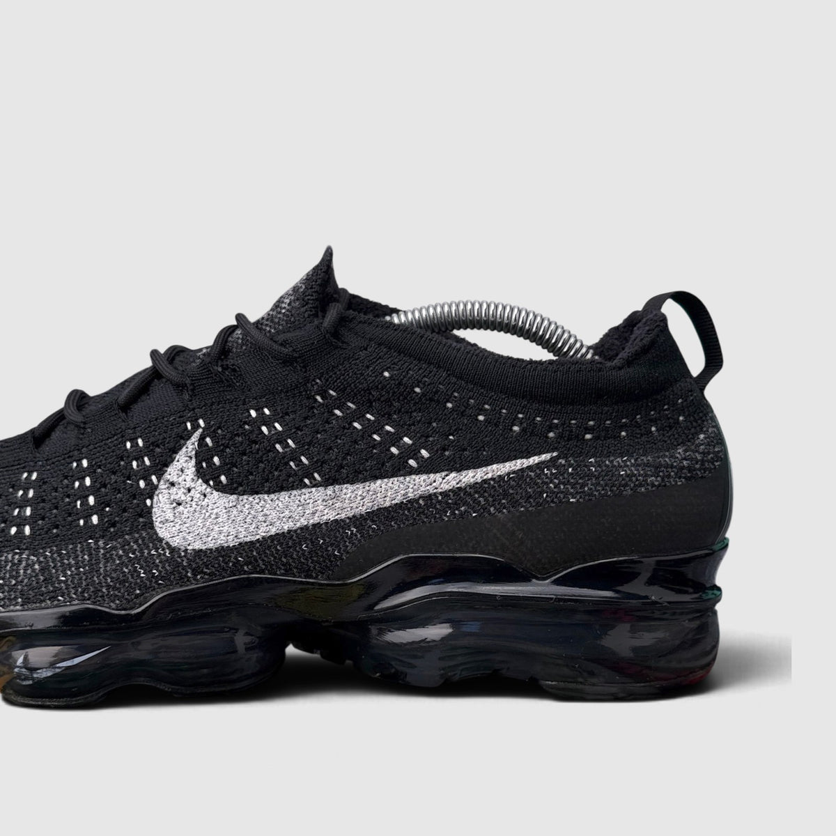 Nike Air VaporMax 2023 Flyknit Oreo, buty sportowe męskie w bardzo dobrym stanie rozmiar 44, detal