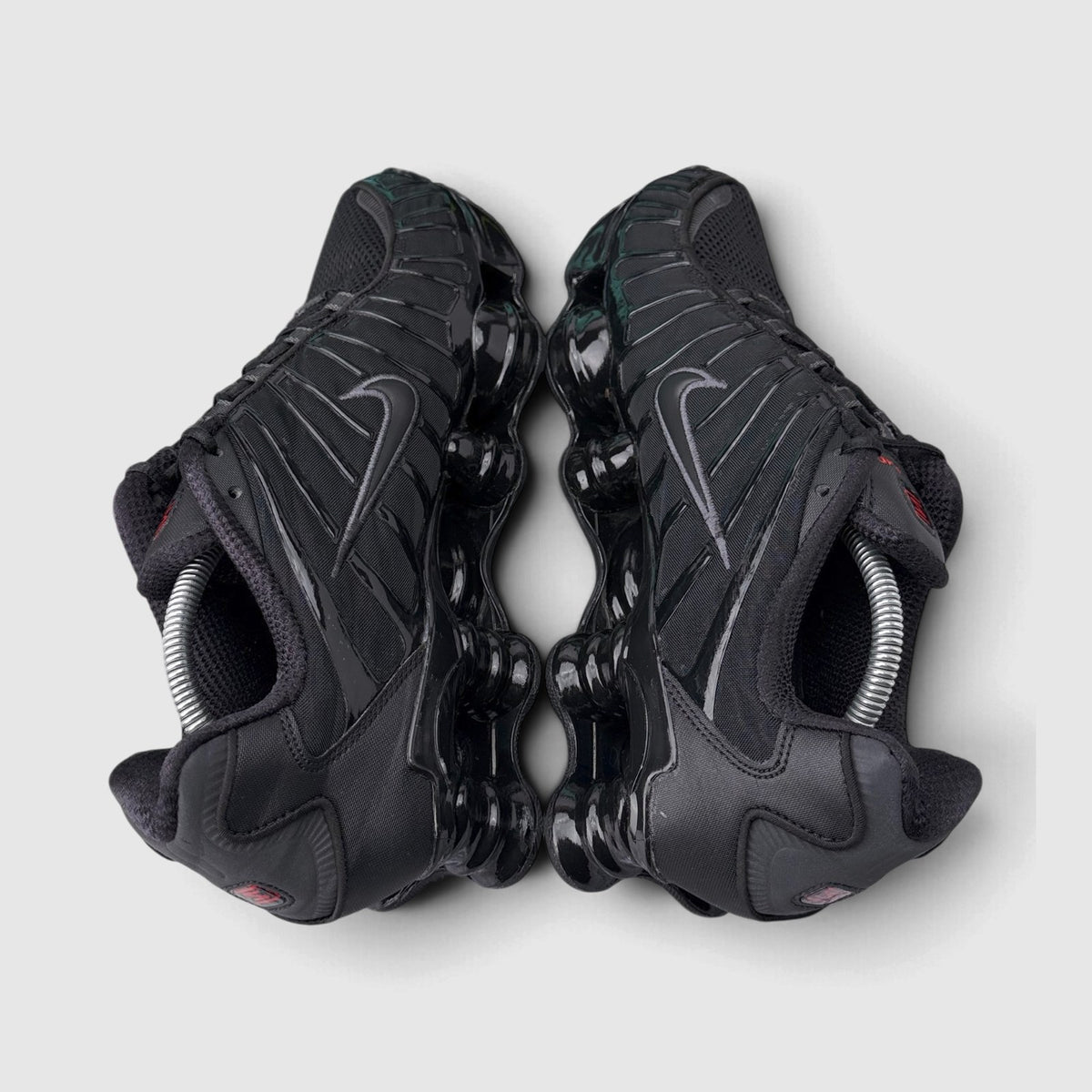 Nike Shox TL Metallic Hematite, buty sportowe męskie w bardzo dobrym stanie rozmiar 44, widok z góry