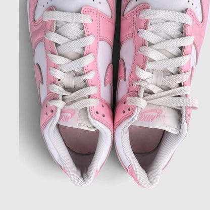 Nike Dunk Low Medium Soft Pink, buty sportowe damskie w bardzo dobrym stanie rozmiar 39, widok z góry